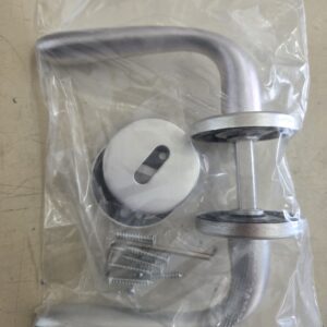 COPPIA MANIGLIA PER PORTA INTERNA GOCCIA ALLUMINIO