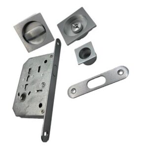 KIT PORTA SCORREVOLE CON SERRATURA GANCIO